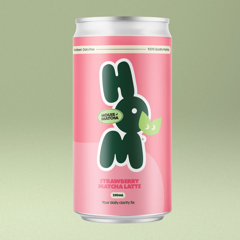 Strawberry Oat Matcha Latte