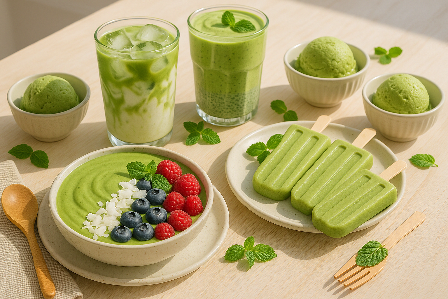 Summer Matcha Creations: Nourishing Recipes for the Season