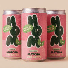 Strawberry Matcha Oat Latte
