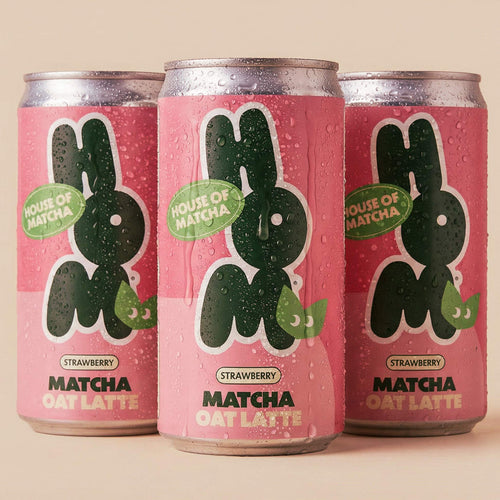 Strawberry Matcha Oat Latte