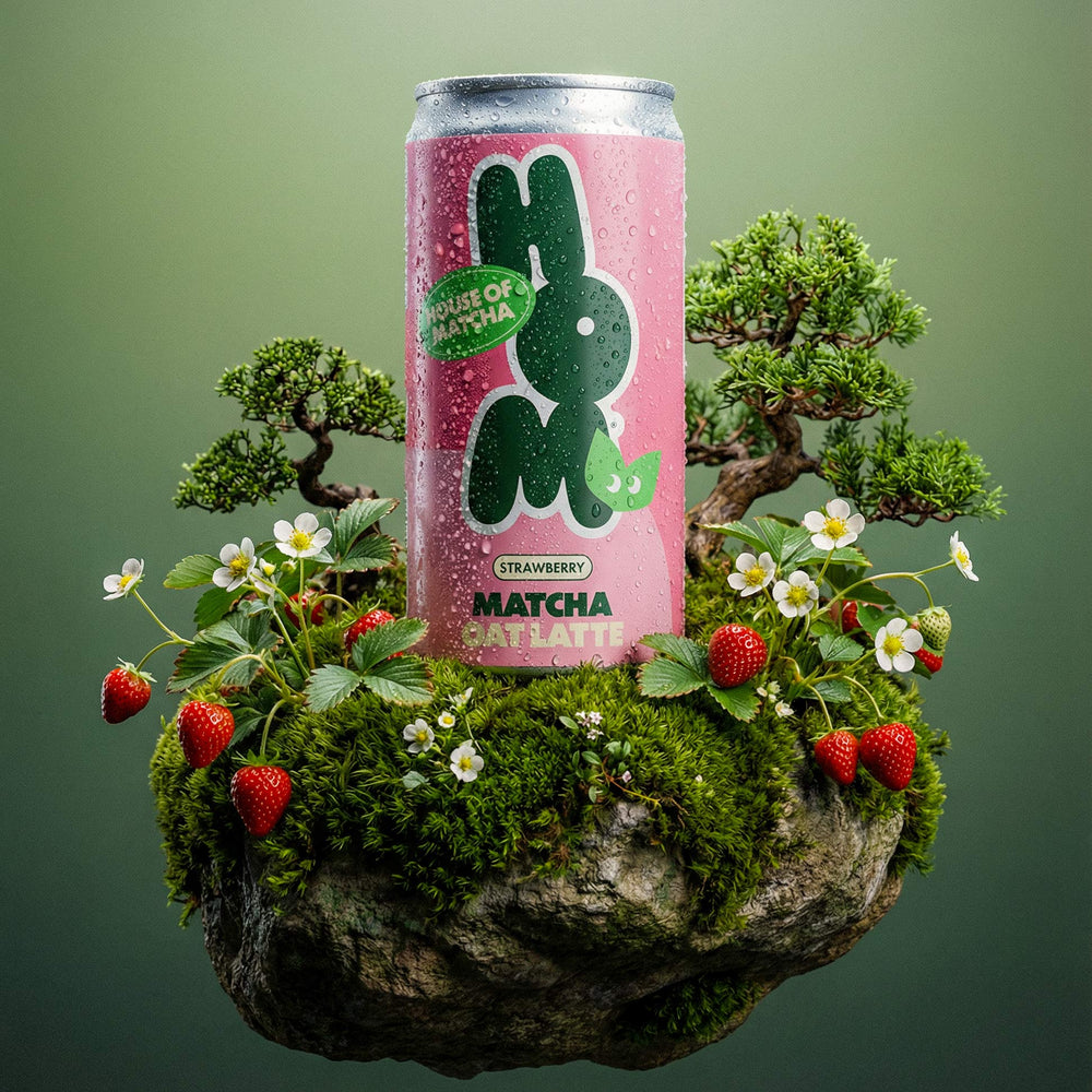 Strawberry Matcha Oat Latte