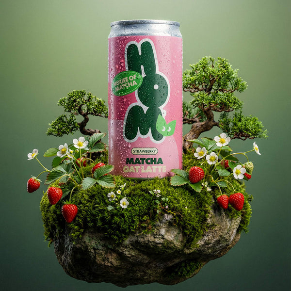 Strawberry Matcha Oat Latte